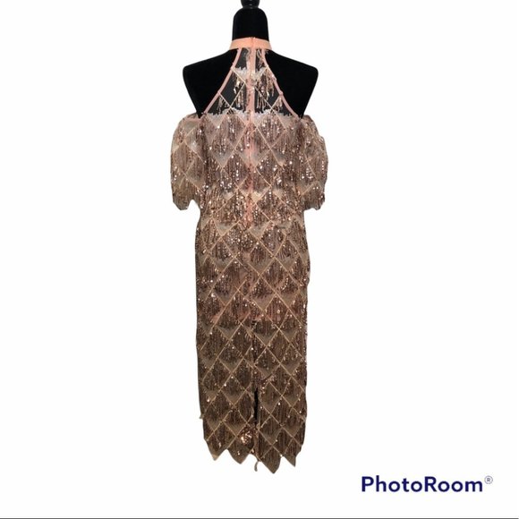 Kiki Kouture Rokalina Sequin Tassel Gown - Picture 2 of 8